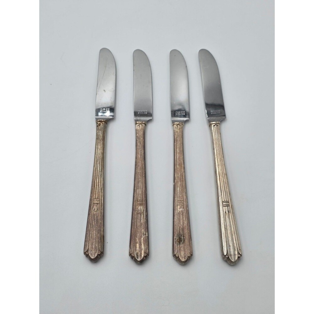 VTG 4 StratfordPlate Viande (Meat) Insico Stainless Knifes